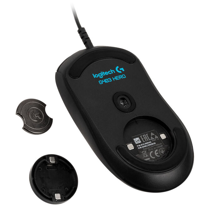 Logitech G403 Hero Gaming Mouse - black image number 6