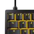 Endgame Gear KB65HE Hall Effect Gaming-Tastatur - Gateron KS-37B, ISO FR image number null
