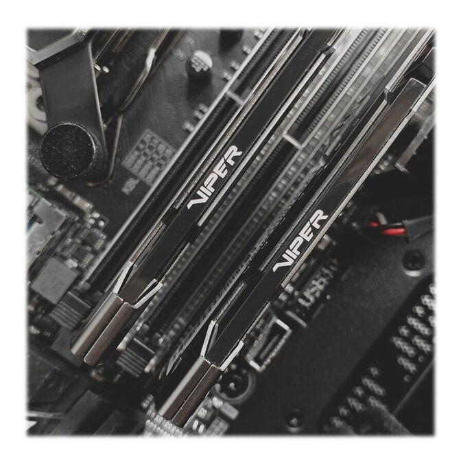 Patriot Viper Steel DDR4-3200 RAM, CL16, XMP - 16 GB Dual-Kit, silber image number 7
