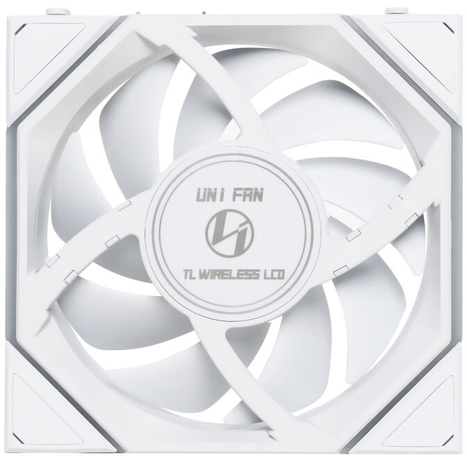 Lian Li UNI FAN TL Wireless LCD L&uuml;fter, ARGB, PWM, 3er-Pack inkl. Controller - Reverse Blade, 120 mm, wei&szlig; image number 6