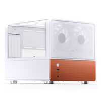 Jonsbo V12 PC Case, Mini Tower, Micro-ATX - White
