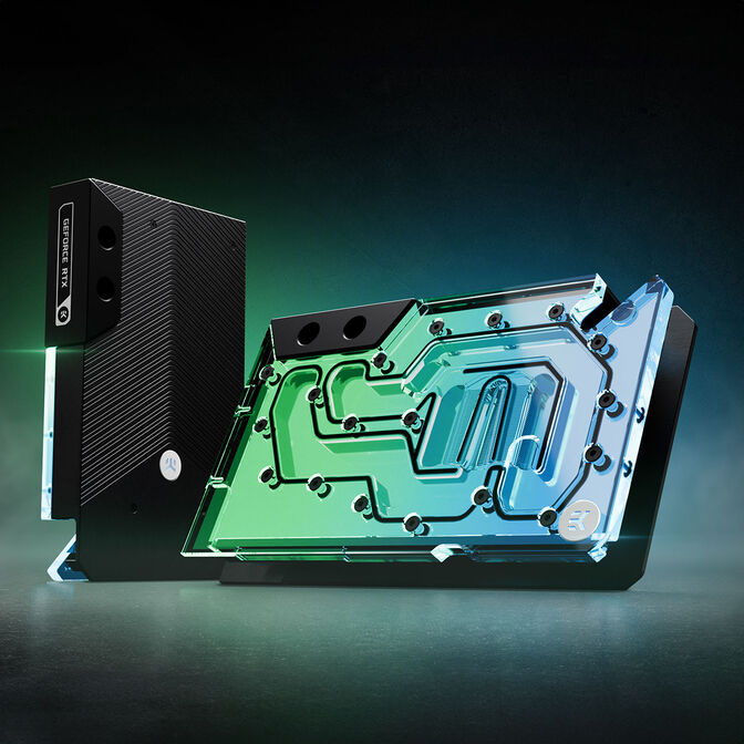 EK Waterblocks EK-Quantum Vector&sup3; FE RTX 5090 GPU Water Block - Acrylic image number 2