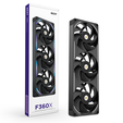 NZXT Performance F360X Einzelrahmenl&uuml;fter, aRGB, LCP-Rahmen - schwarz, 360mm image number null