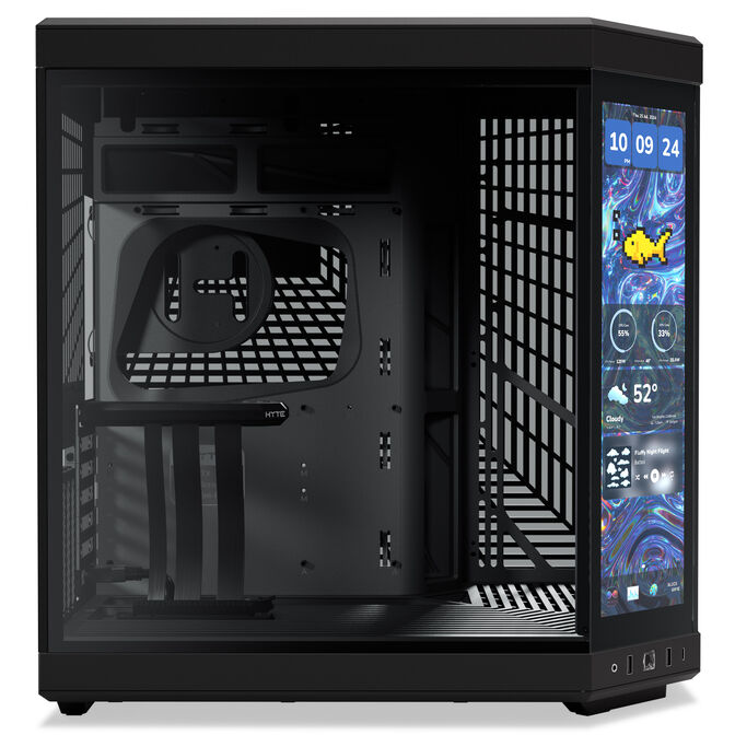 Hyte Y70 Touch Infinite PC-Geh&auml;use, Midi Tower, Tempered Glass - schwarz image number 6
