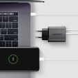 AXAGON ACU-PQ67 GaN Ladeger&auml;t, USB-C Power Delivery 3.0, USB-A Quick Carge 4 - grau image number null