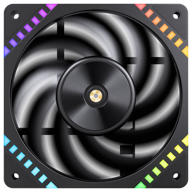 Jonsbo HF2-120 Fan, PWM, ARGB - 120mm, black image number 3