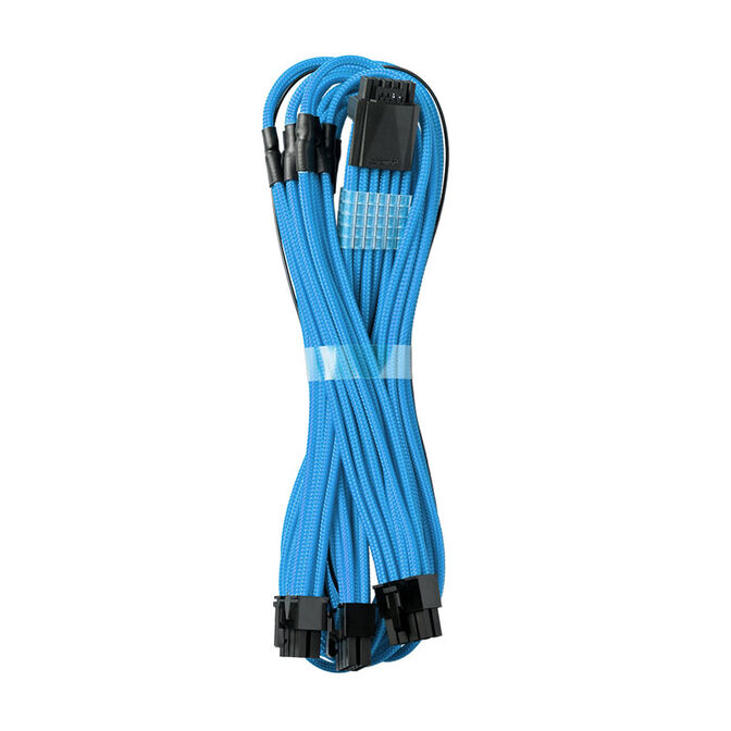 CableMod C-Series PRO ModMesh 12VHPWR auf 3x PCI-e Kabel f&uuml;r Corsair - 60cm, hellblau image number 0