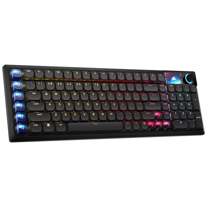 Corsair Vanguard Air 99 Wireless Gaming Keyboard, optical-mechanical, low profile, 8K polling, DE layout - black image number 4