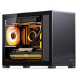 Jonsbo D32 STD Black PC Case, Mini Case, mATX, Tempered Glass - black image number null