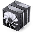 Jonsbo CA80 CPU-K&uuml;hler, Dual-Tower, 2 x 120mm, PWM, RGB - schwarz image number null