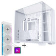 Lian Li O11 Vision Compact Case Bundle + HydroShift II LCD-S 360TL AiO - white image number null