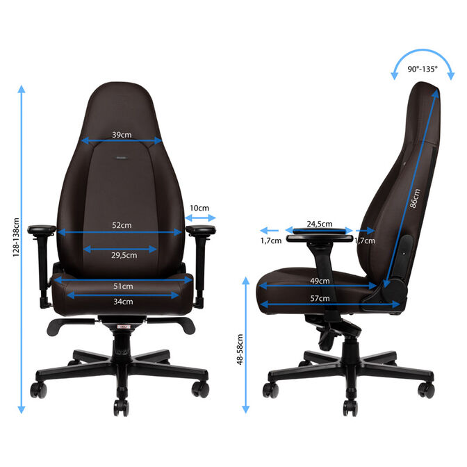 noblechairs ICON Gaming Chair - Java Edition image number 1