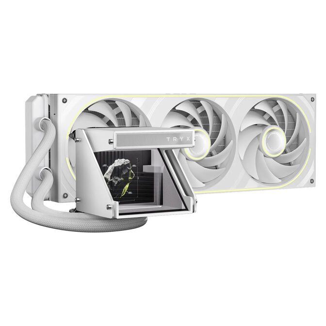 TRYX HOLO ARGB 360 AiO-Wasserk&uuml;hlung, 360 mm, Hologramm-Display, ARGB - wei&szlig; image number 0