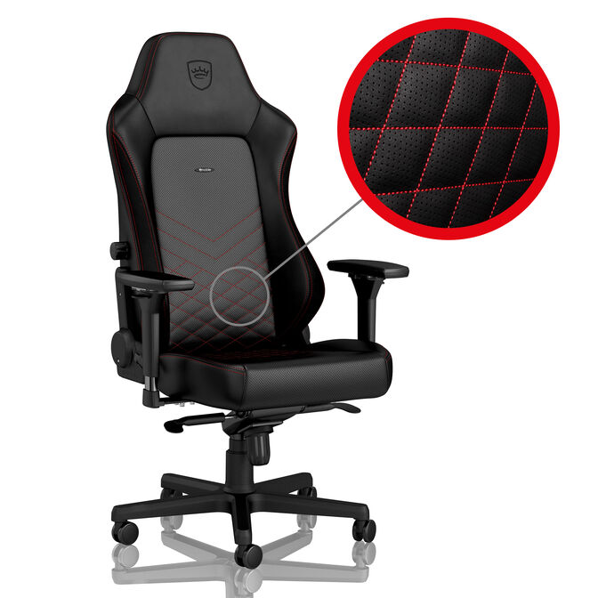 noblechairs HERO Gaming Stuhl - schwarz/rot image number 0