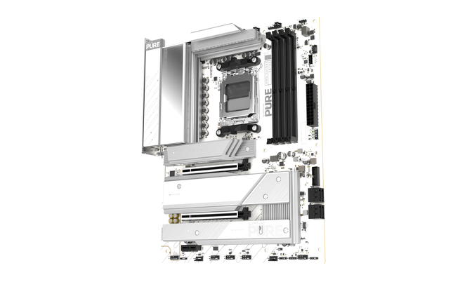 Sapphire Pure X870A WiFi7 Motherboard, Socket AM5, AMD X870, ATX, DDR5 image number 4