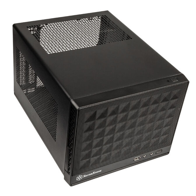SilverStone SST-SG13B-C Sugo 13, Mini-ITX Geh&auml;use, Mesh Front Panel, USB Type C - schwarz image number 7