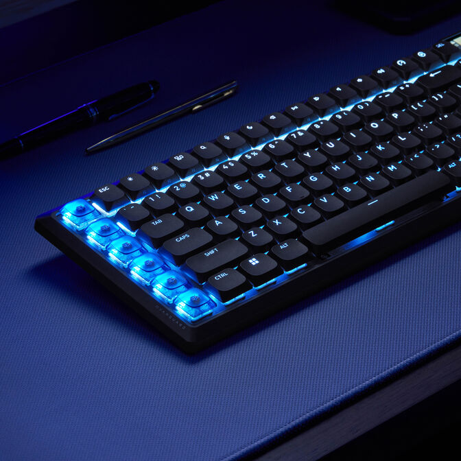 Corsair Vanguard Air 99 Wireless Gaming Keyboard, optical-mechanical, low profile, 8K polling, DE layout - black image number 26