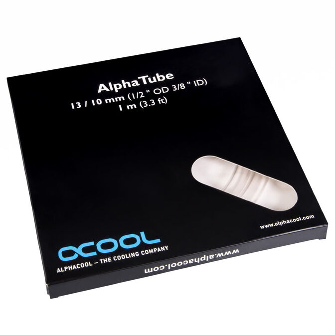 Alphacool AlphaTube Schlauch HF 13/10mm - Ultra Clear 1 m image number 1