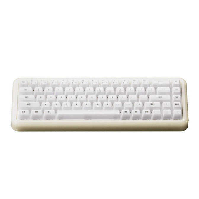 Akko YU01 White Jade Gaming Keyboard, RGB - 65%, V3 Piano Pro Switches, ANSI (US) image number 2