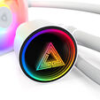 Montech LightFlow ARGB AiO Wasserk&uuml;hlung  - 360mm, wei&szlig; image number null