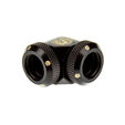 Bitspower Multi-Link Adapter 90 Grad 12mm AD auf 12mm AD Hardtube - schwarz matt image number null