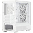Zalman P10 Namu PC Case, Mini-Tower, mATX, Tempered Glass - White, Wood image number null