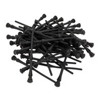 Akasa AK-MX003 Vibrationsd&auml;mpfer f&uuml;r L&uuml;fter, 60er Set - schwarz