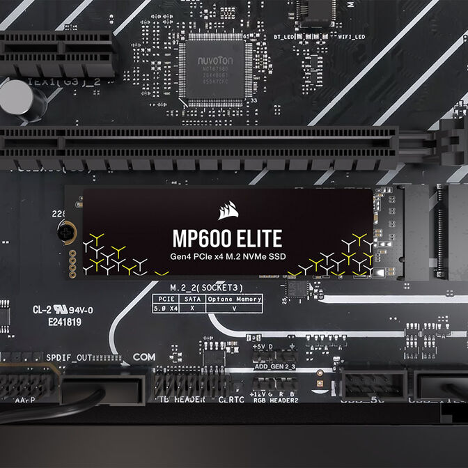Corsair MP600 Elite NVMe SSD, PCIe 4.0 M.2 Type 2280 - 1 TB image number 7