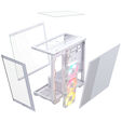 Corsair 2800X RS-R ARGB PC Case, Mini Case, mATX, Tempered Glass - including 3x 120mm Fans, White image number null