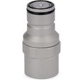 Thermal Grizzly DeltaMate Quick Disconnect Male - F, Matte Nickel image number null