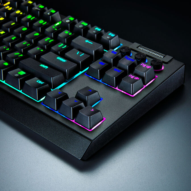 Razer BlackWidow V4 Tenkeyless HyperSpeed kabellose Gaming-Tastatur, RGB - Orange Taktile Switches, ISO (DE) image number 14