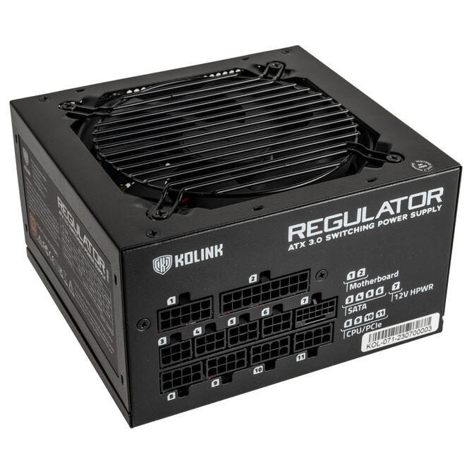 Kolink Regulator 80 PLUS Gold Netzteil, ATX 3.0, PCIe 5.0, modular - 750 Watt image number 2