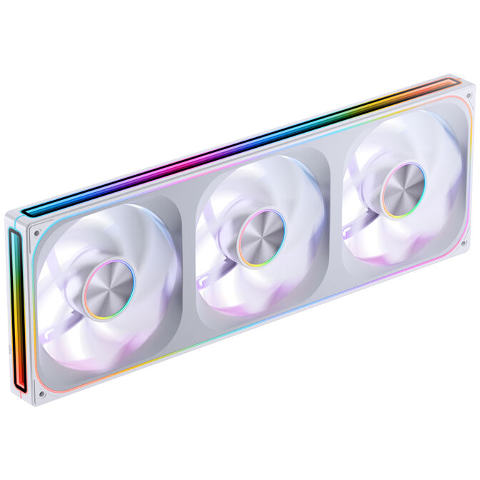 Jonsbo ZA-420WR PWM Fan, Reverse, ARGB - 3x 140mm, white image number 0