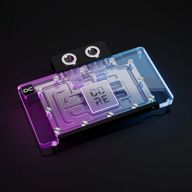 Alphacool Core GeForce RTX 5080 Phoenix Wasserblock, Backplate - Acryl, schwarz image number 2