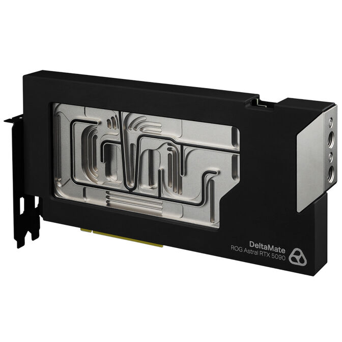Thermal Grizzly DeltaMate GPU Water Cooler for Astral RTX 5090, ARGB, with Backplate - Acrylic, Black image number 0