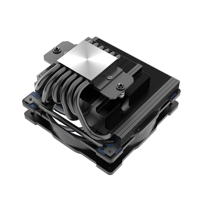 Akasa ALUCIA H6L M2 Low-Profile CPU-K&uuml;hler &ndash; 120 mm, schwarz/blau image number 3