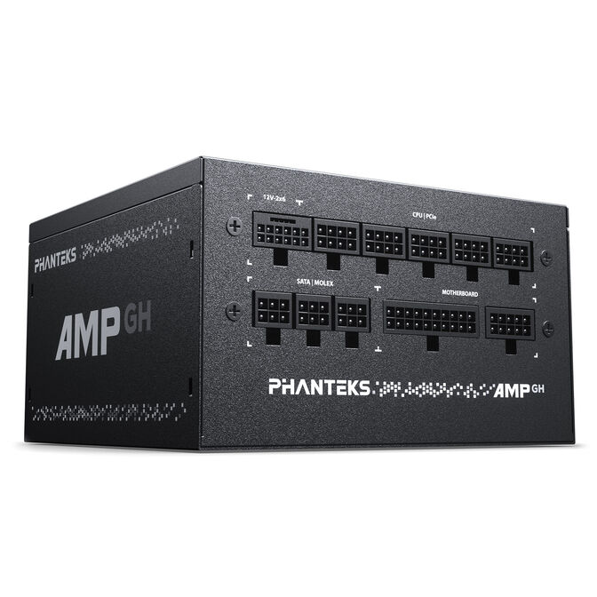 Phanteks AMP GH 850W 80 PLUS Gold Power Supply, PCIe 5.1, ATX 3.1 - 850 Watt, black image number 3