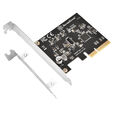 Silverstone SST-ECU07 USB adapter card, PCIe 3.0, 1x internal USB-C 3.2 - Low Profile image number null