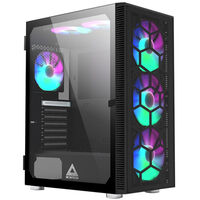 Montech X3 Glass Midi-Tower, RGB, Tempered Glass - schwarz