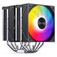 Jonsbo CA80 CPU-K&uuml;hler, Dual-Tower, 2 x 120mm, PWM, RGB - schwarz image number null