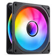 Jonsbo FR-606BR PWM-L&uuml;fter, Reverse, RGB - 120mm, schwarz image number null
