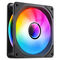 Jonsbo FR-606BR PWM-L&uuml;fter, Reverse, RGB - 120mm, schwarz