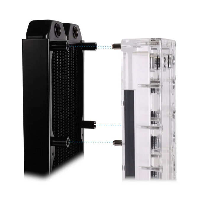 Alphacool Core Push Mounting 17 mm M3/M4/UNC 6-32 Set 4-Pack image number 2