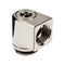 EK Water Blocks EK-Torque Micro Adapter 90 Grad G1/4 Zoll AG auf G1/4 Zoll IG - drehbar, nickel