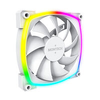 Montech AX120 PWM ARGB L&uuml;fter - 120mm, wei&szlig;