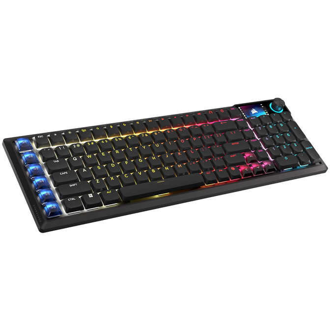 Corsair Vanguard Air 99 Wireless Gaming Keyboard, optical-mechanical, low profile, 8K polling, DE layout - black image number 1