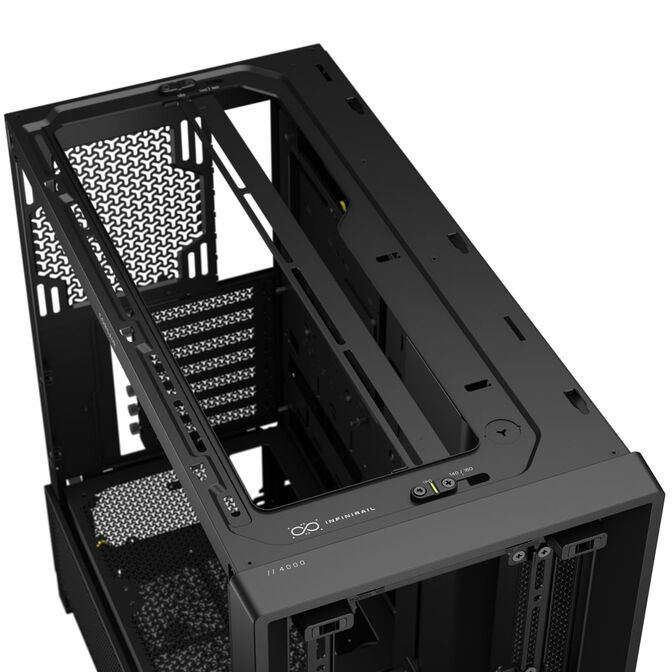 Corsair Frame 4000D PC case, Mid Tower, E-ATX, Tempered Glass - black image number 2