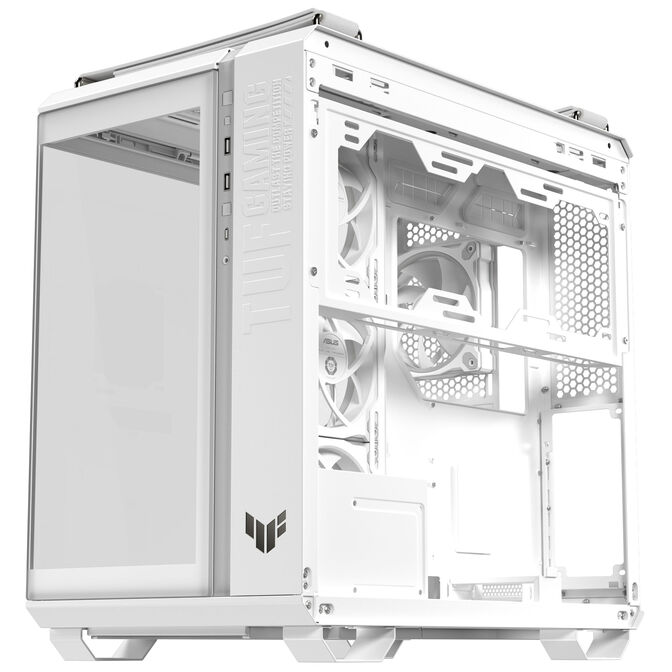 ASUS TUF Gaming GT502 Horizon PC-Geh&auml;use, Midi-Tower, ATX, Tempered Glass - wei&szlig; image number 5