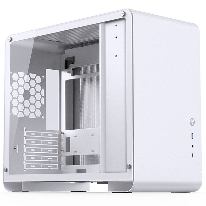 Jonsbo U4 Mini Micro-ATX-Geh&auml;use, Tempered Glass - wei&szlig; image number 0