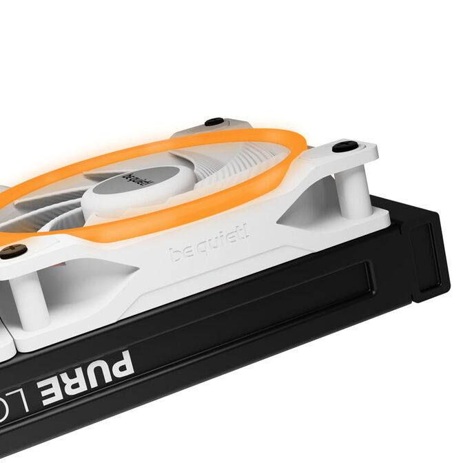 be quiet! Light Wings ARGB PWM Fan, Triple Pack - 140mm, white, High Speed image number 1